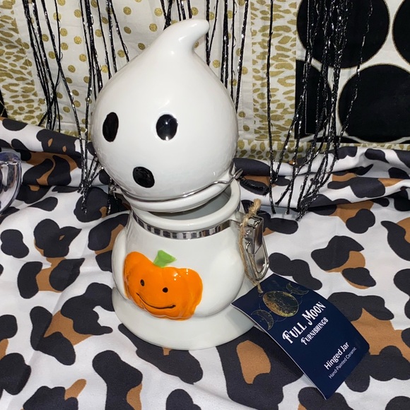BABY GHOST & PUMPKIN HINGED JAR NWT - Picture 3 of 8